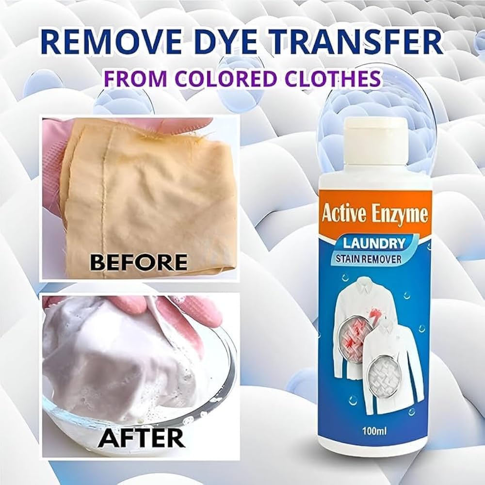 8 in 1 Colour Bleach Laundry Detergent Stain Remover 🧺