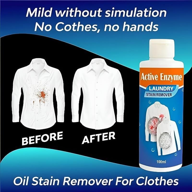8 in 1 Colour Bleach Laundry Detergent Stain Remover 🧺
