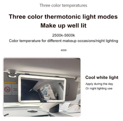 Luxloop Rechargeable Car Makeup Mirror with LED Lights