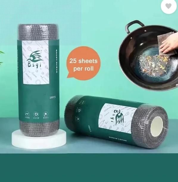 Microfiber Cleaning Cloth roll (Reusable upto 120 times✨)