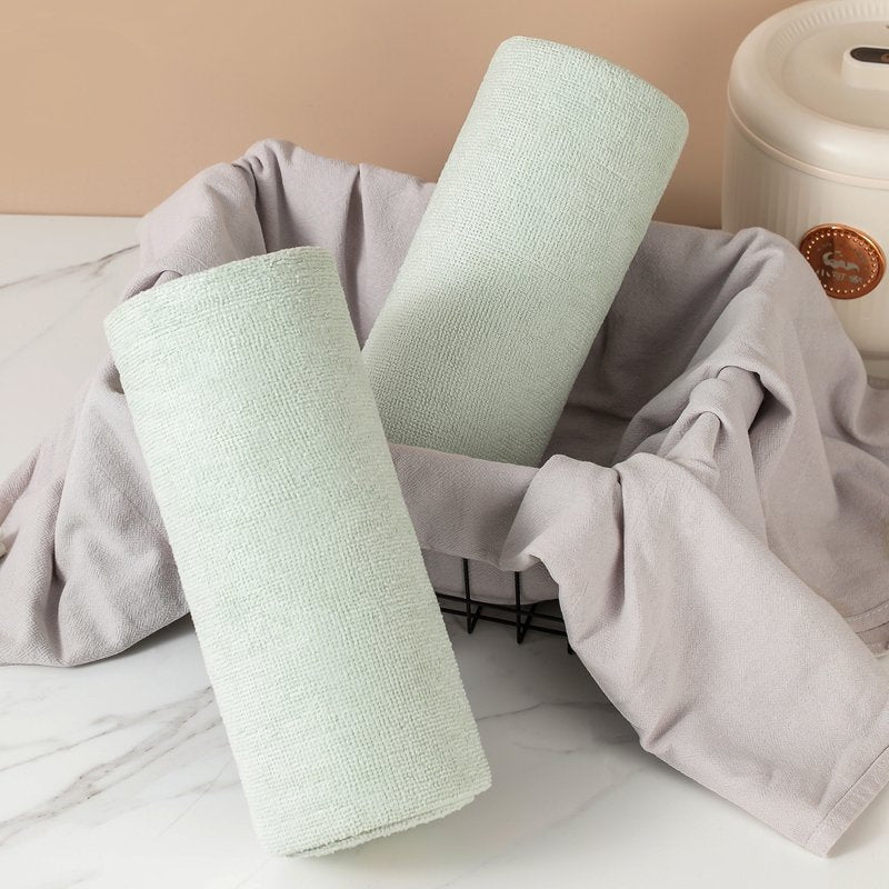 Microfiber Cleaning Cloth roll (Reusable upto 120 times✨)